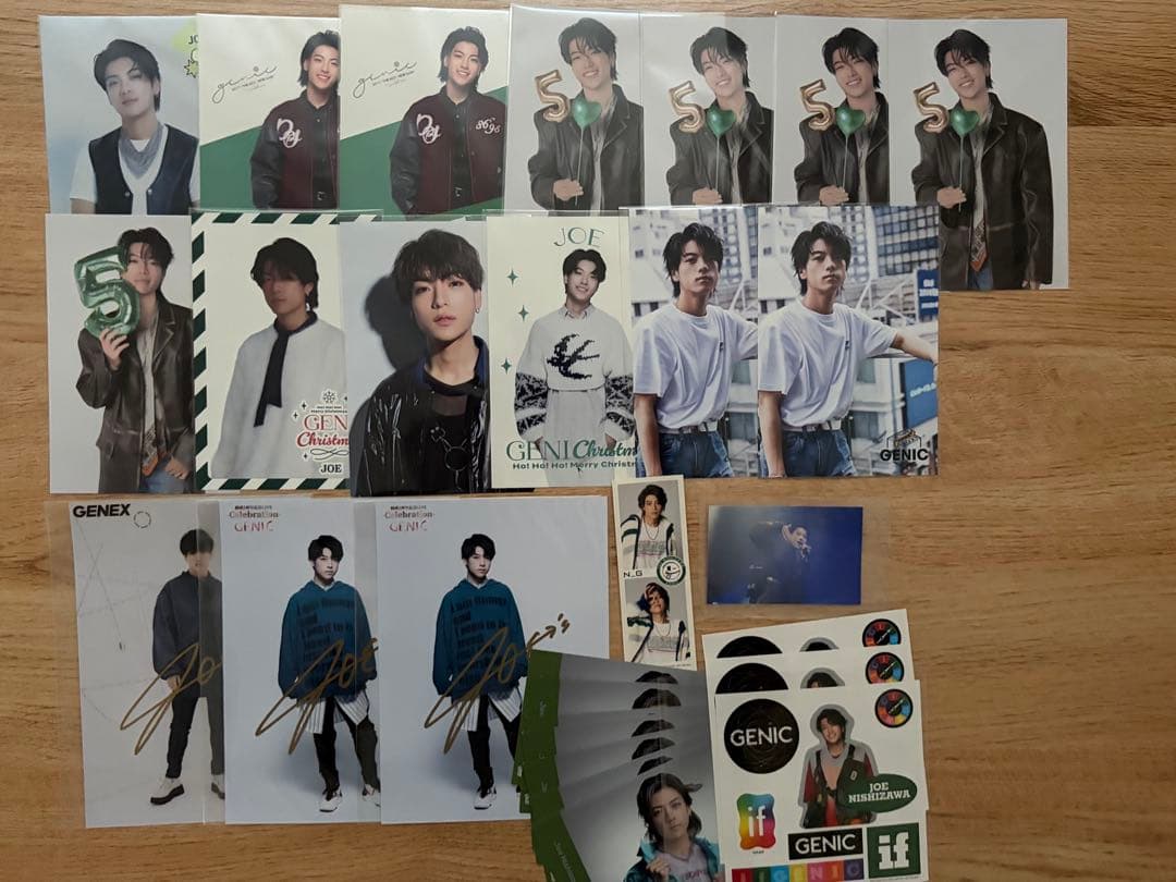 GENIC 西澤呈 トレカ ポストカード ブロマイド 等 まとめ売り