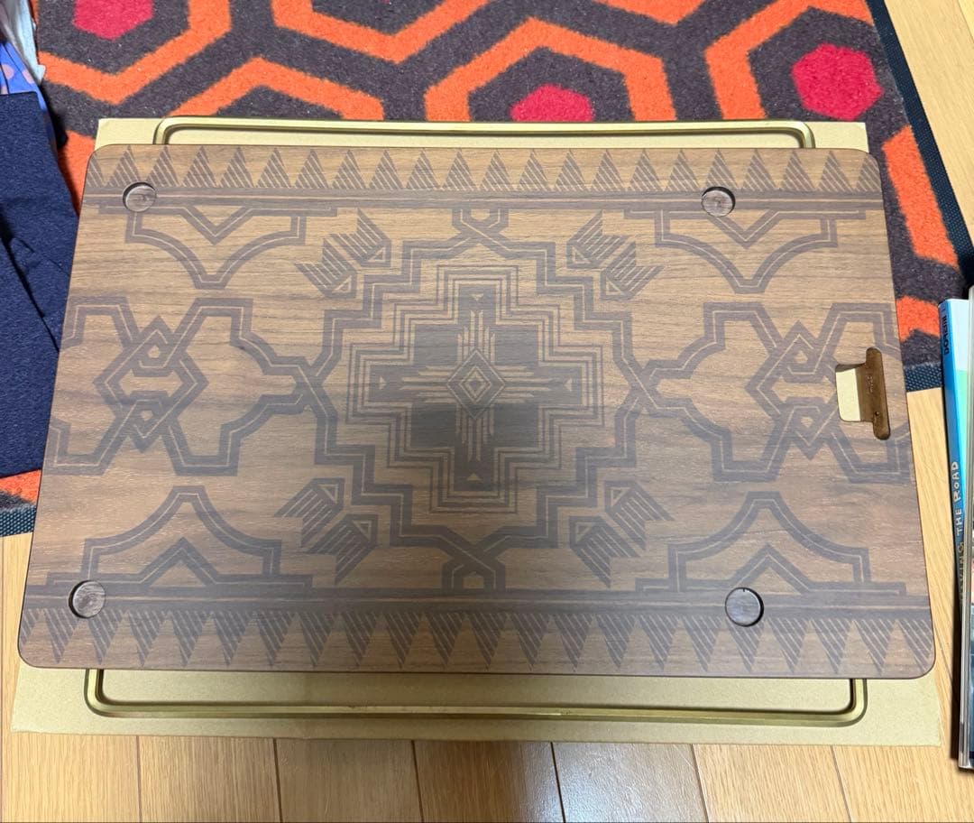 床上手　TheArth×OLDMOUNTAIN 柄上手　天板　オールドマウンテン