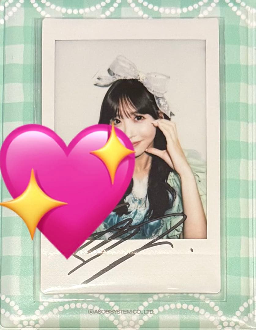 FRUITSZIPPER 櫻井優衣 チェキ サイン ハート衣装