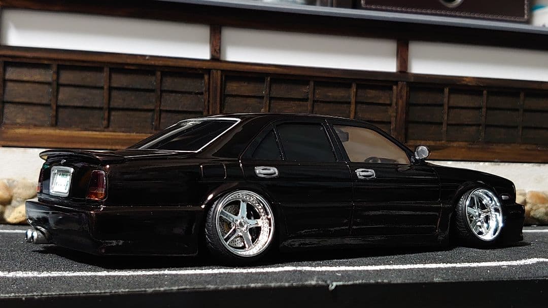 1/24 アオシマ ジャンクションプロデュース y32 シーマ 完成品