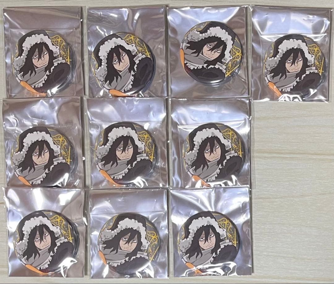 僕のヒーローアカデミア　ヒロアカ　相澤消太　十傑　缶バッジ