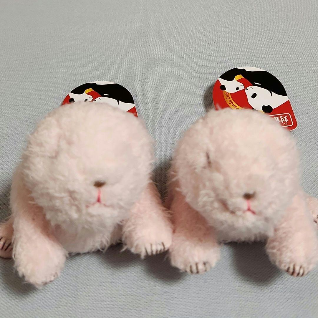 上野動物園　ほんとうの大きさのパンダの仔　シャオシャオ　レイレイ　ぬいぐるみ