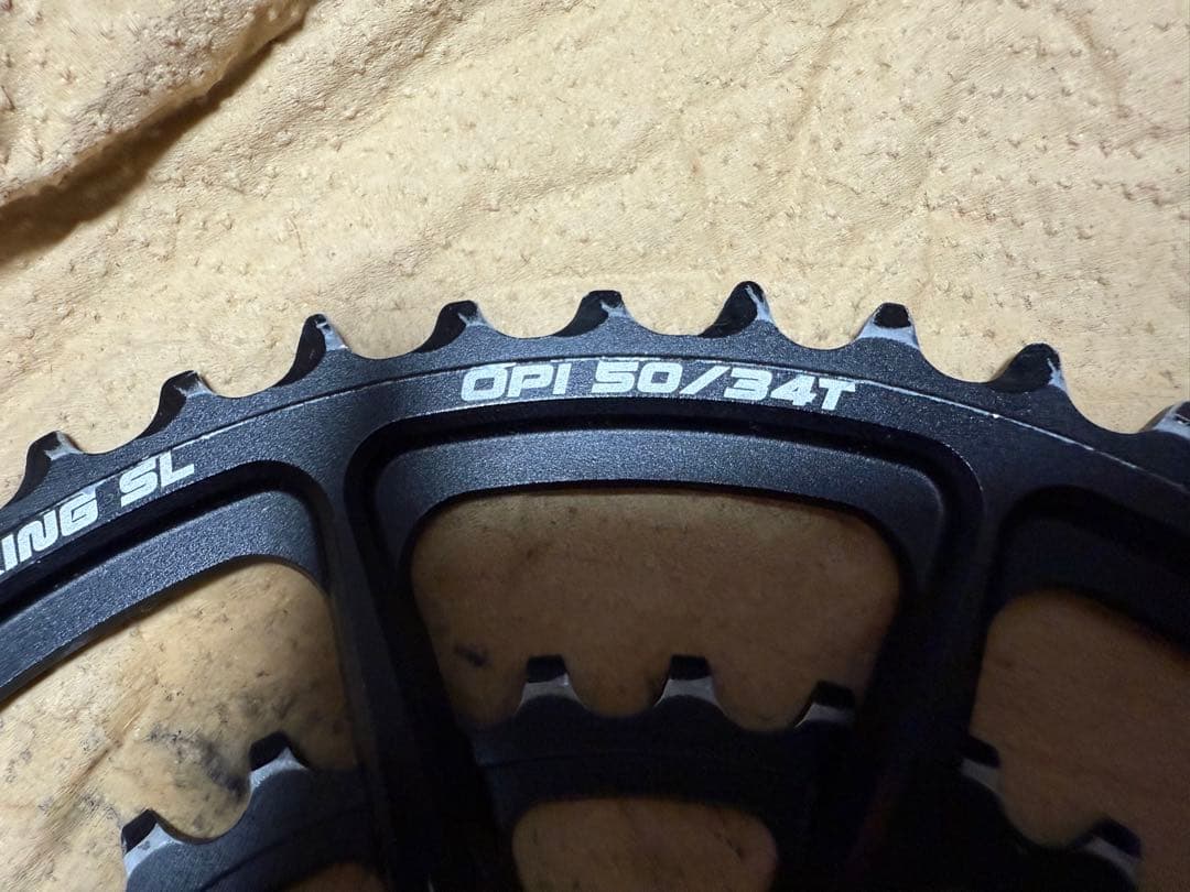 秋*声様 HOLLOWGRAM 軽量チェーンリング 50/34T