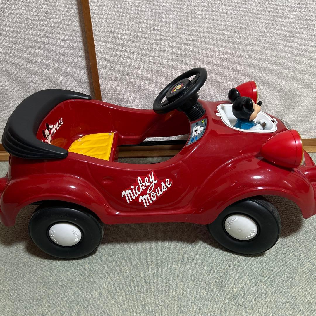 ミッキー　車　希少　レトロ　ヴィンテージ　プラスワン　ペダルカー