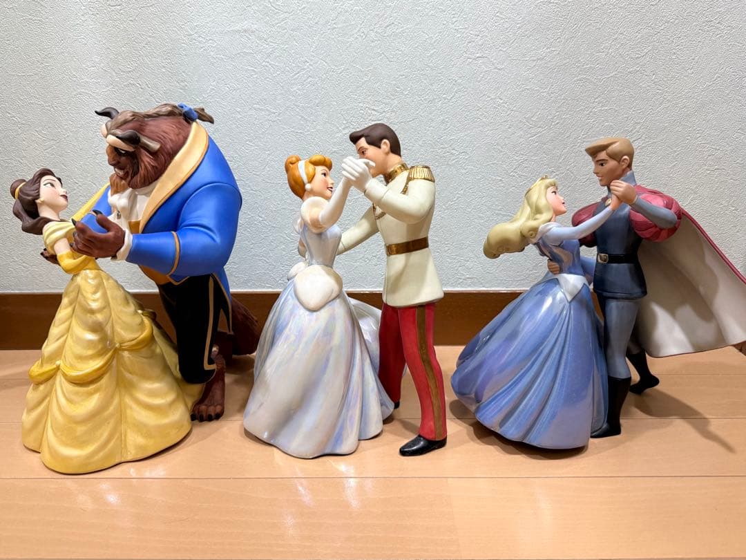 wdcc 美女と野獣 シンデレラ オーロラ姫 ダンス3点セット 詳細必読ください