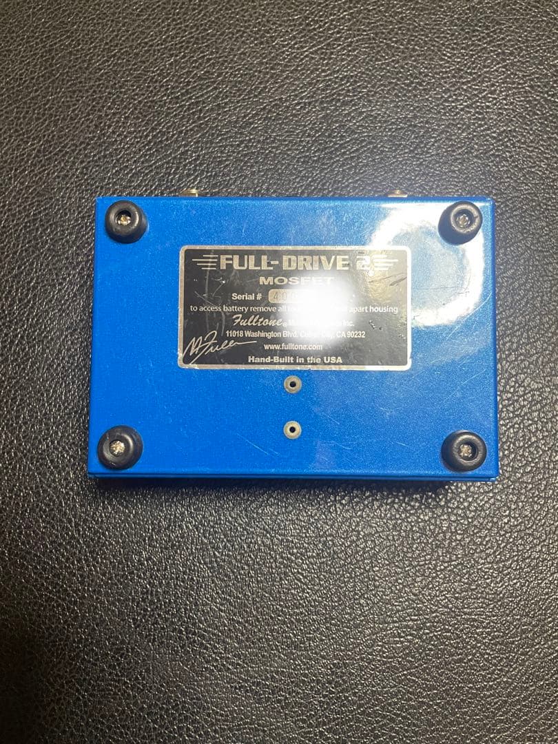 fulltone mosfet overdrive booster フルトーン