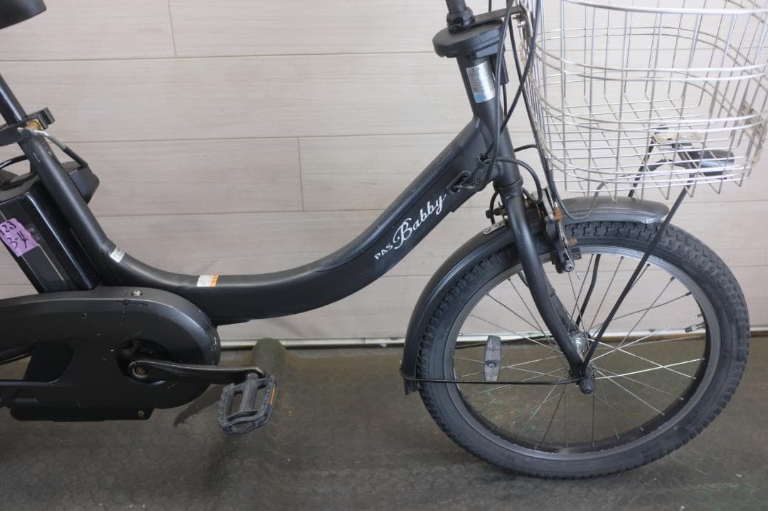 電動自転車ヤマハPAS　Babby20インチ3段12.3Ah(4点灯）充電器あり