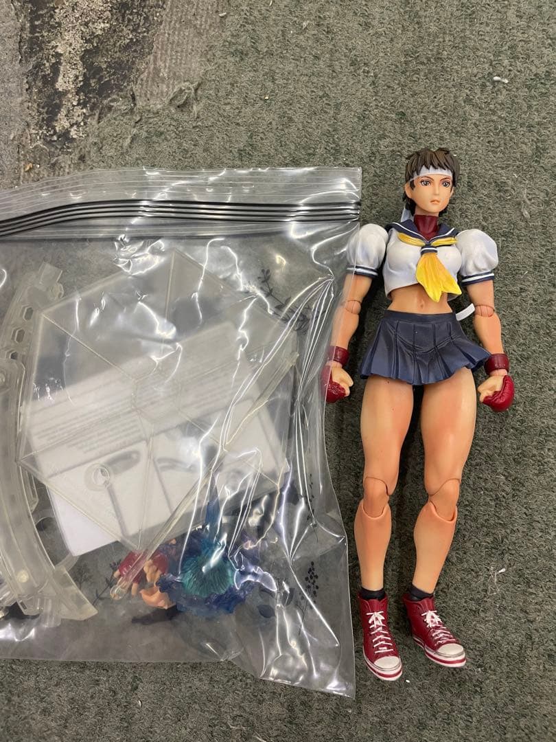 プレイアーツ改　ストリートファイター　さくら　開封品　欠品なし