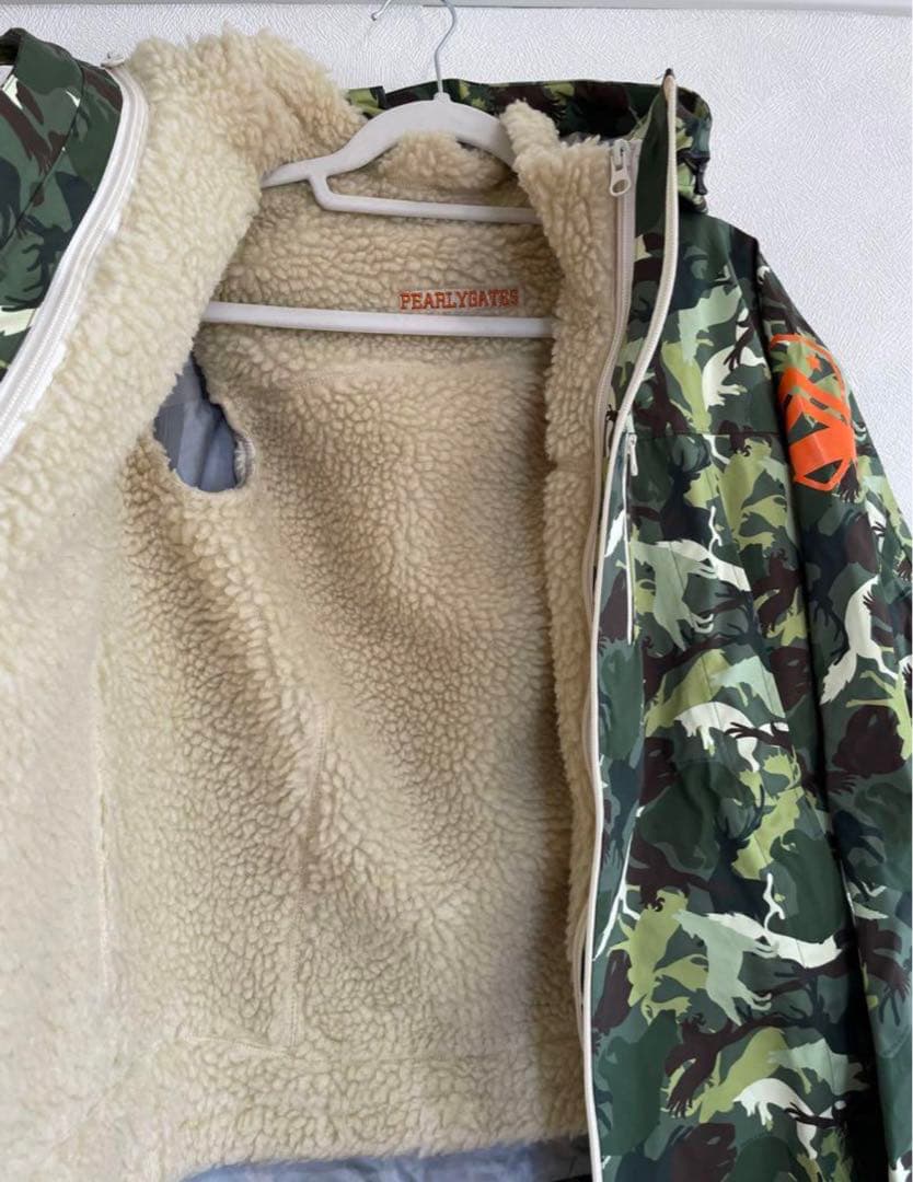 PEARLY GATES カモフラ柄　撥水・防風ジャケット