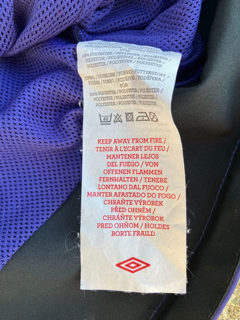 【希少】UMBRO×マンチェスターシティ/フード付きジャケット/ジャージ/M