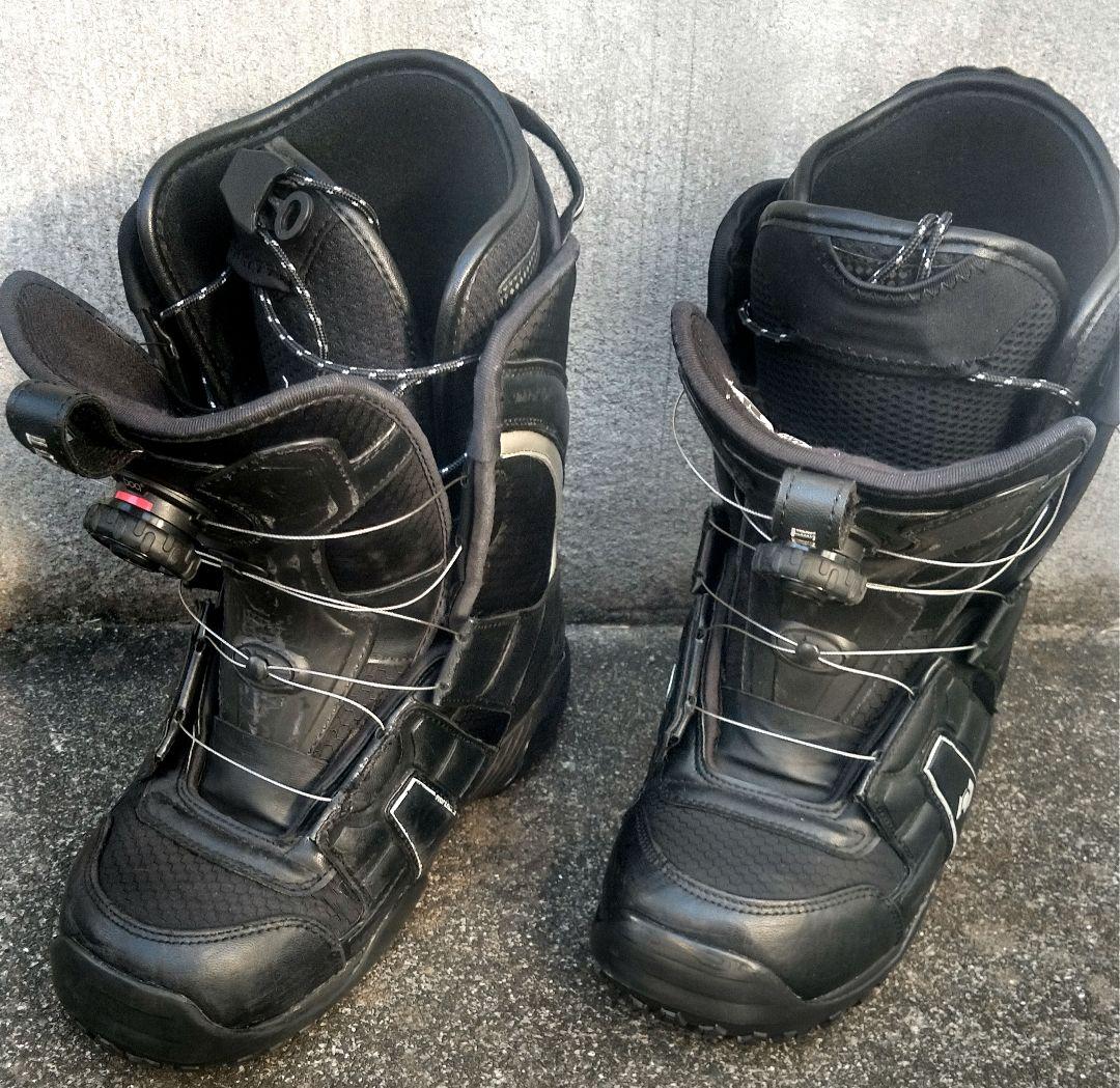 【APX】 スノーボードブーツ　 ボアシステム　ダイヤル式　ブラック　２７cm