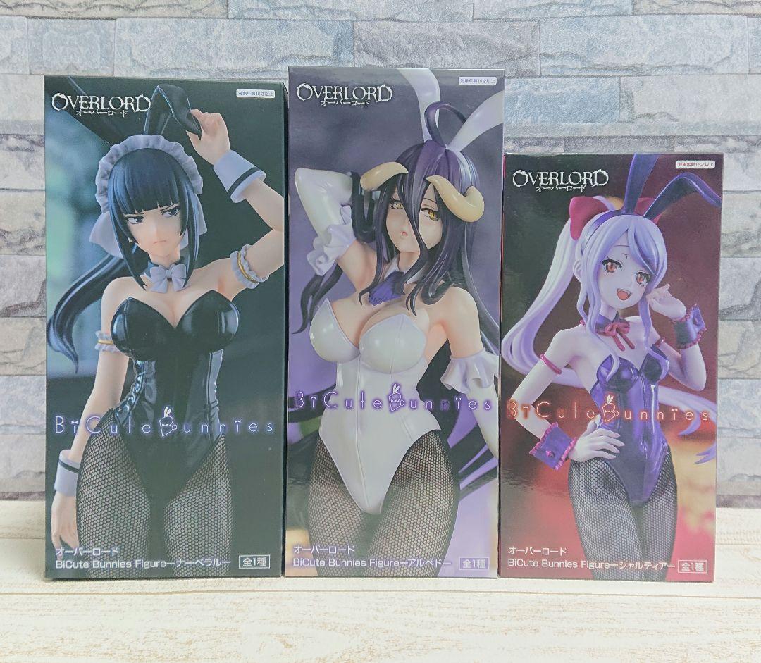 オーバーロード フィギュア　アインズ　アルベド　シャルティア　ナーベラル バニー
