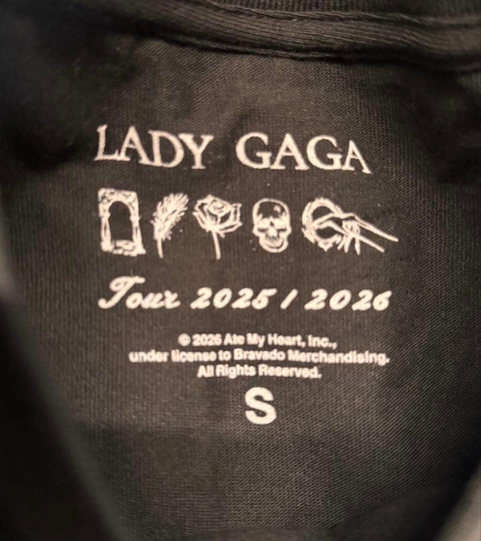 新品未使用　Lady Gaga Japan DATE BACK Tシャツ S