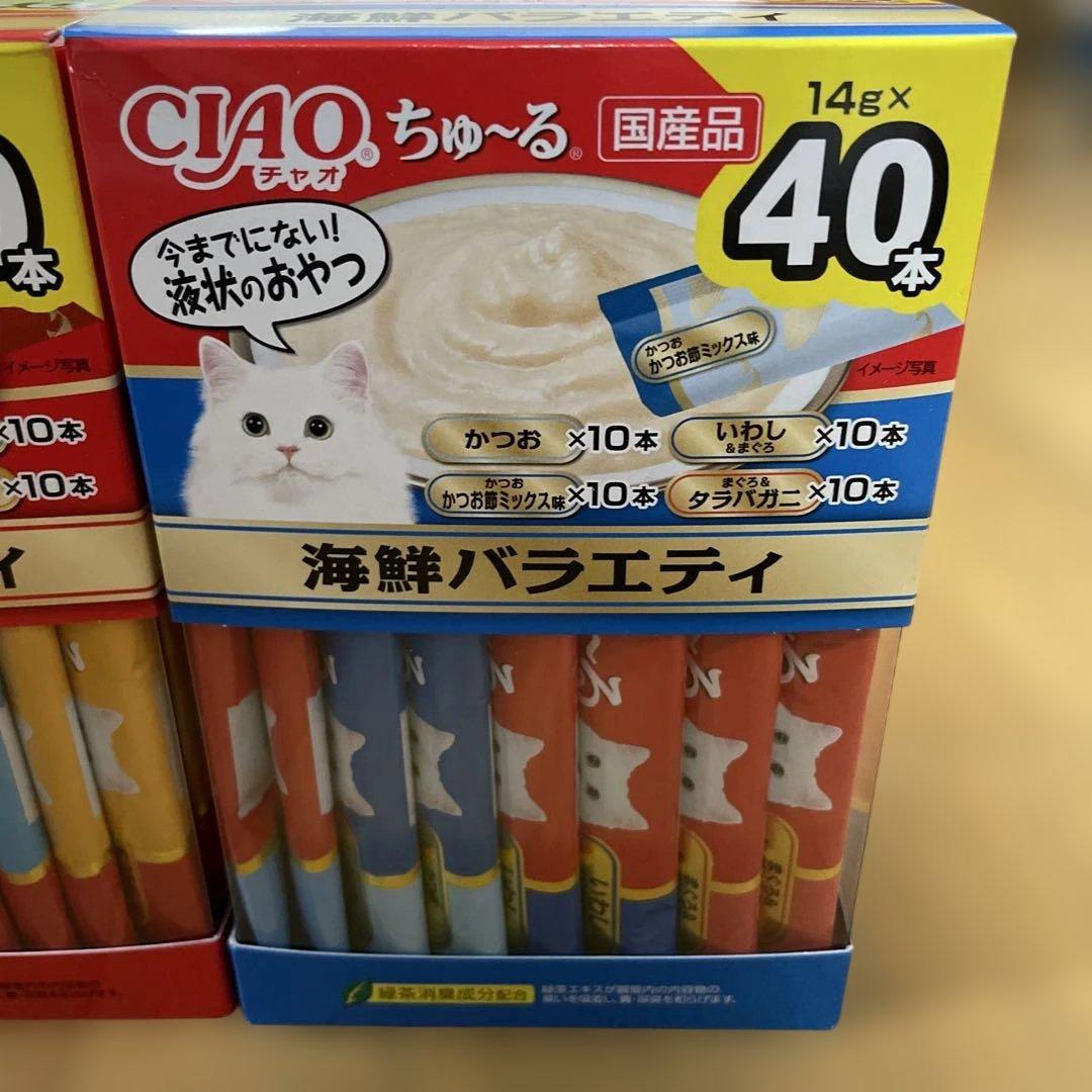 CIAO ちゅ〜る バラエティパック 40本入り21箱 計840本
