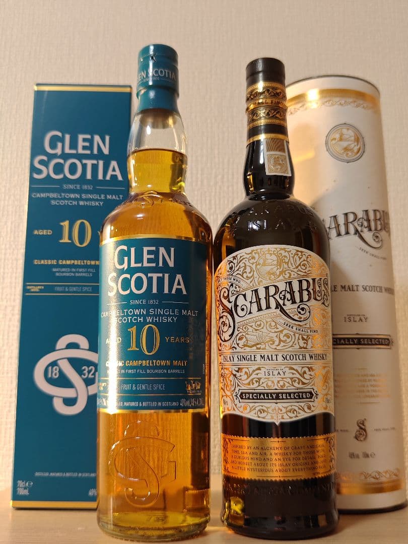 グレンスコシア10年 スカラバス SCARABUS 二本セット