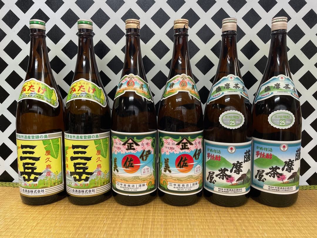 プレミアム焼酎セット 三岳 伊佐美 薩摩茶屋 各1800ml×3 ６本組