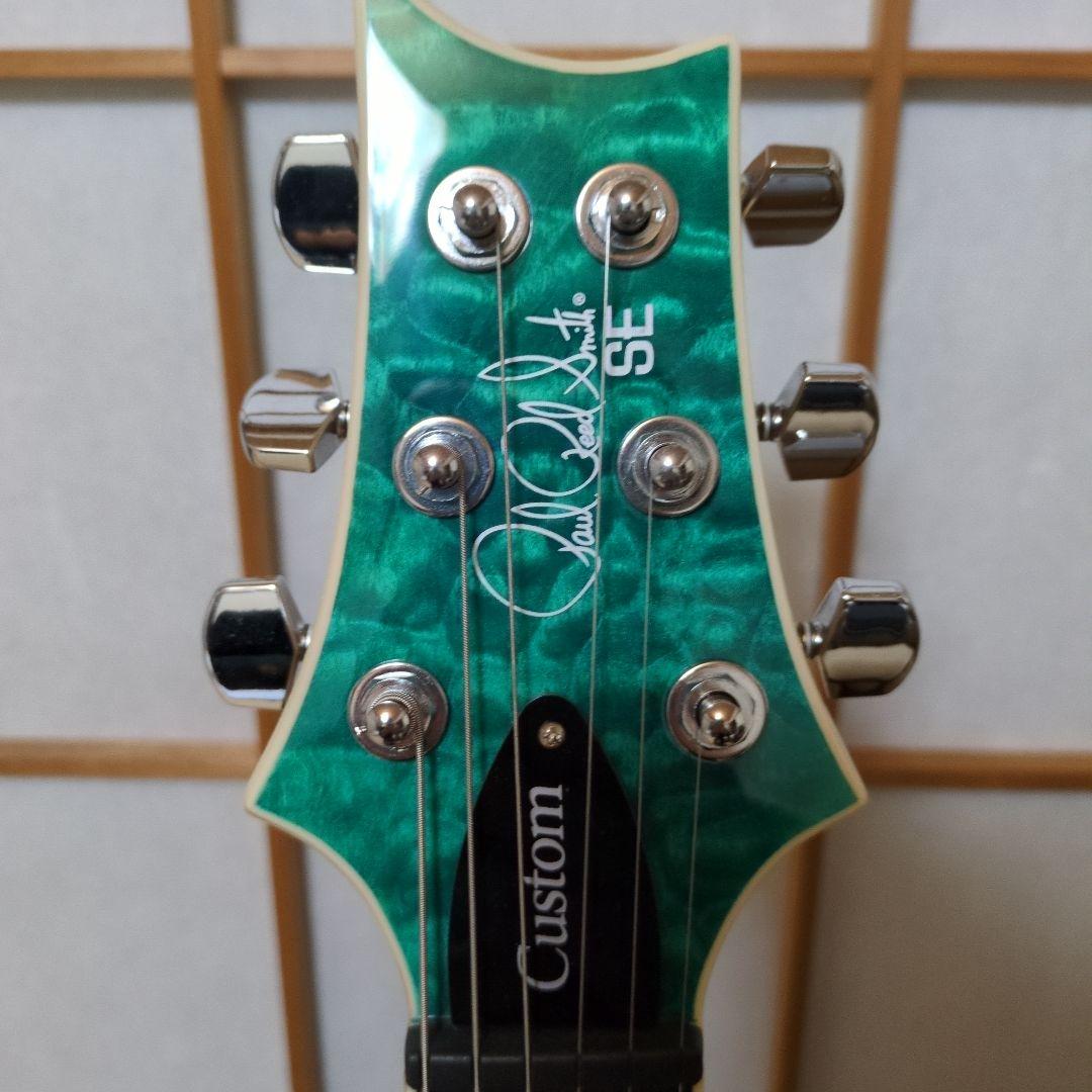 と*ぐ様 PRS SE Custom グリーン エレキギター