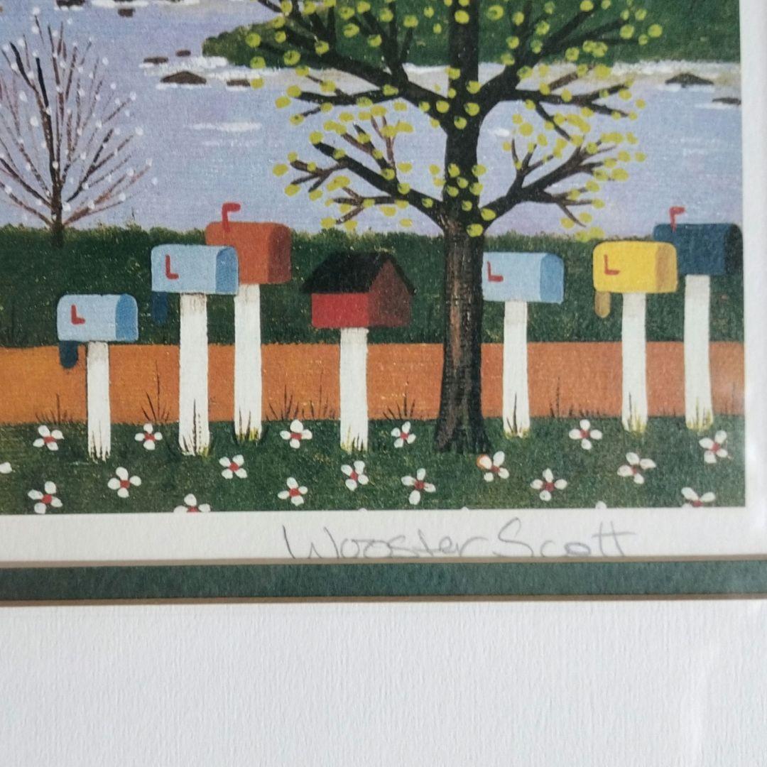 Jane Wooster Scott リトグラフ「チェサピークの野生の白鳥」