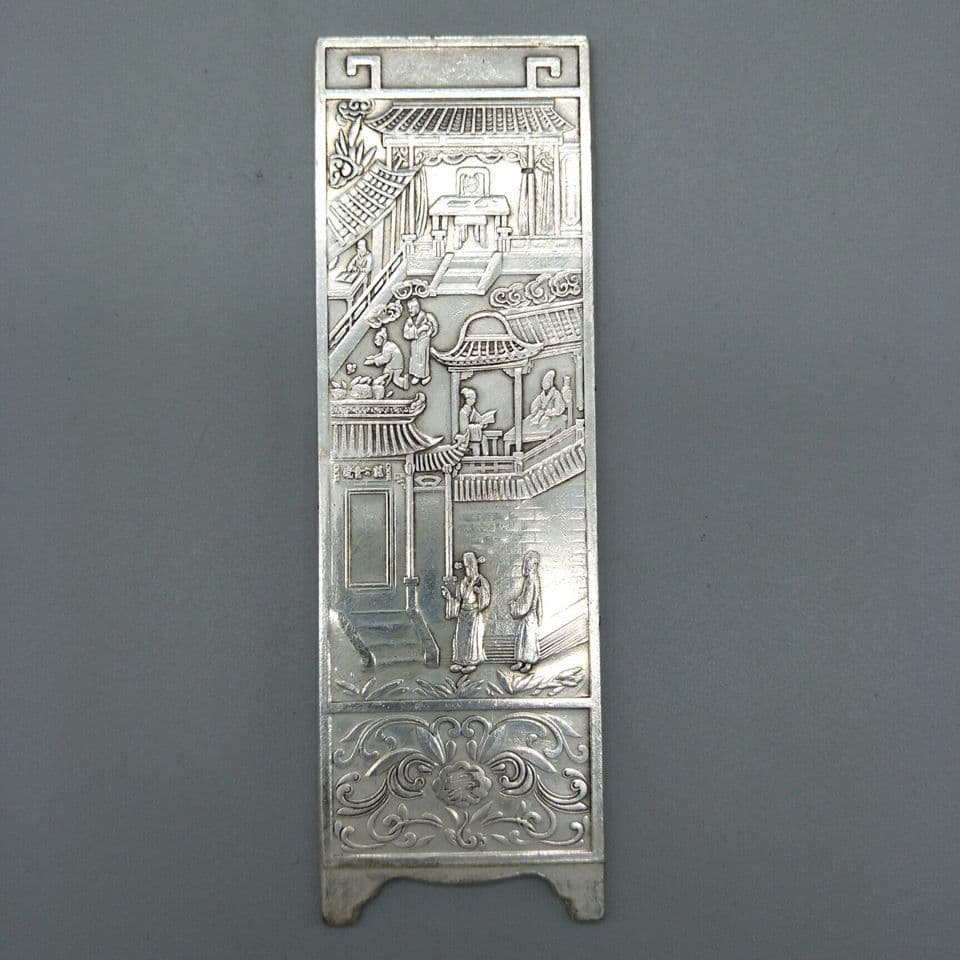 銅 細工 雅趣文豪屏風 文机 茶台 博古架 装飾品 工芸品 置物