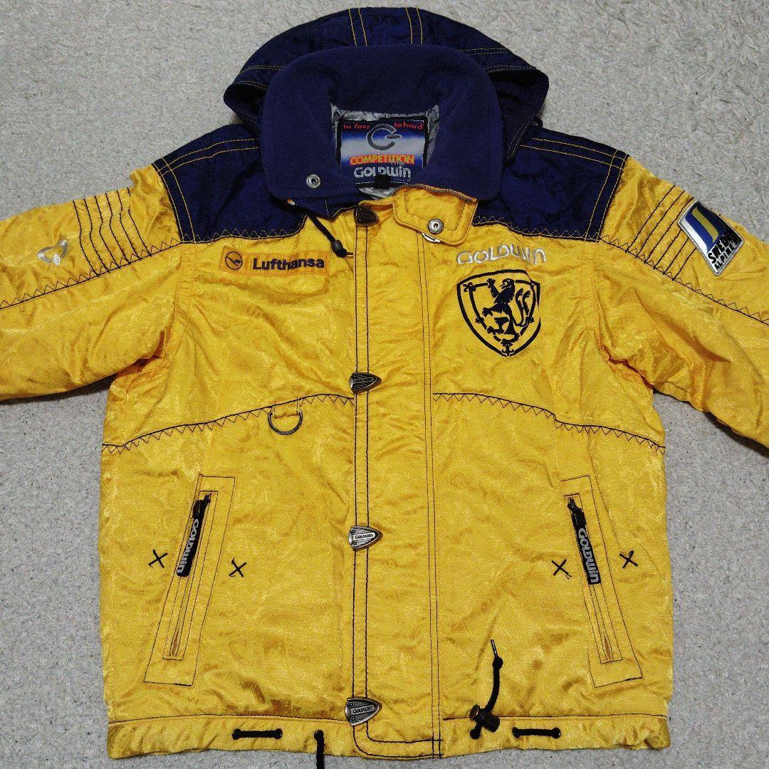 GOLDWIN　ゴールドウイン　スキーウェア　メンズ　S　上下セット　黄✕青