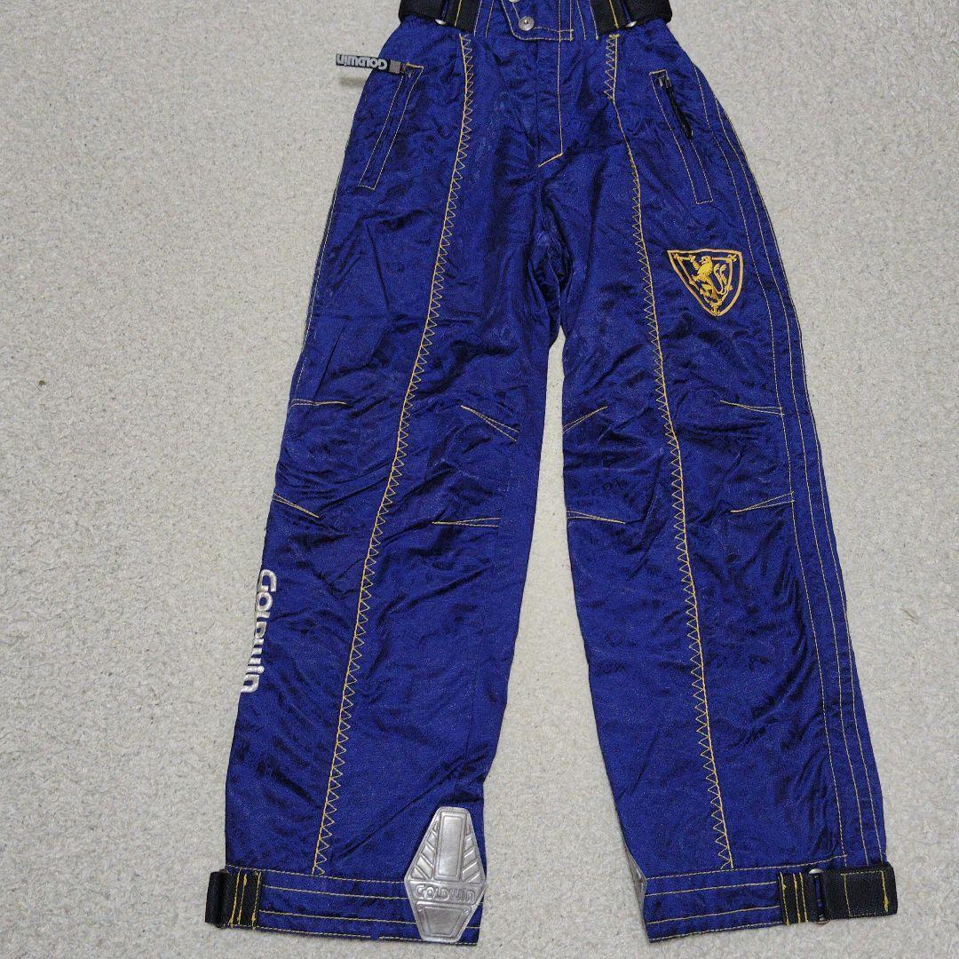 GOLDWIN　ゴールドウイン　スキーウェア　メンズ　S　上下セット　黄✕青