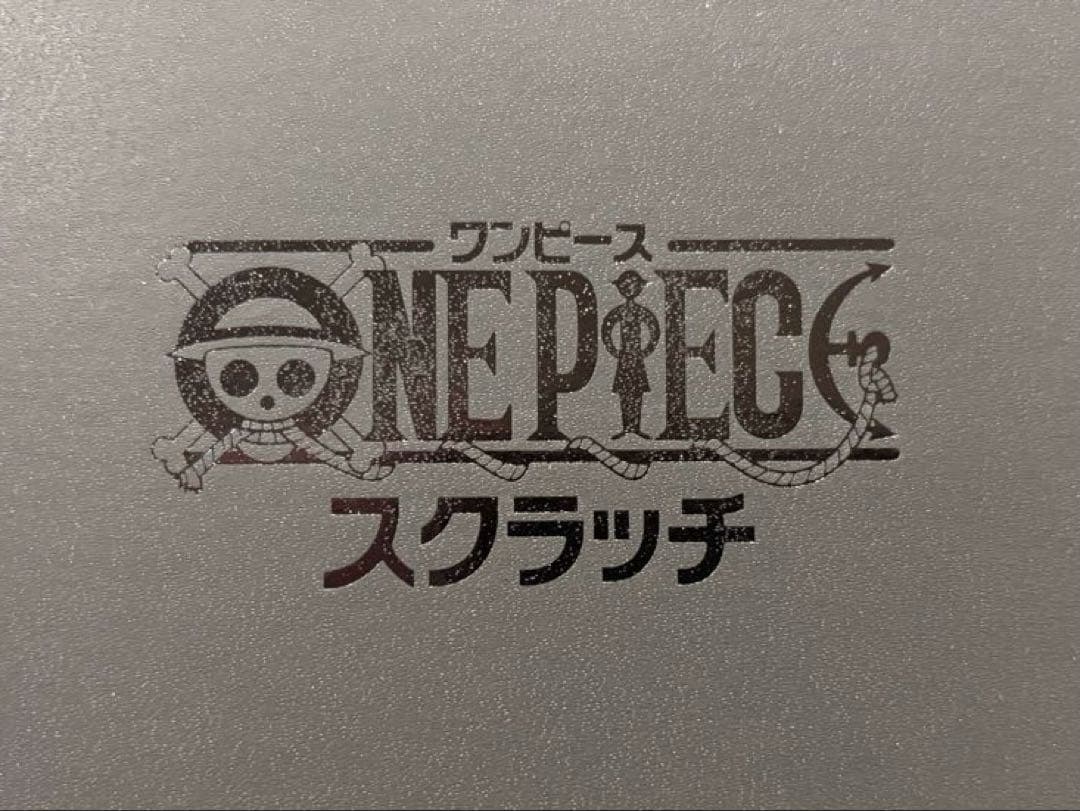 ！ONE PIECE スクラッチ 純金イラストプレート