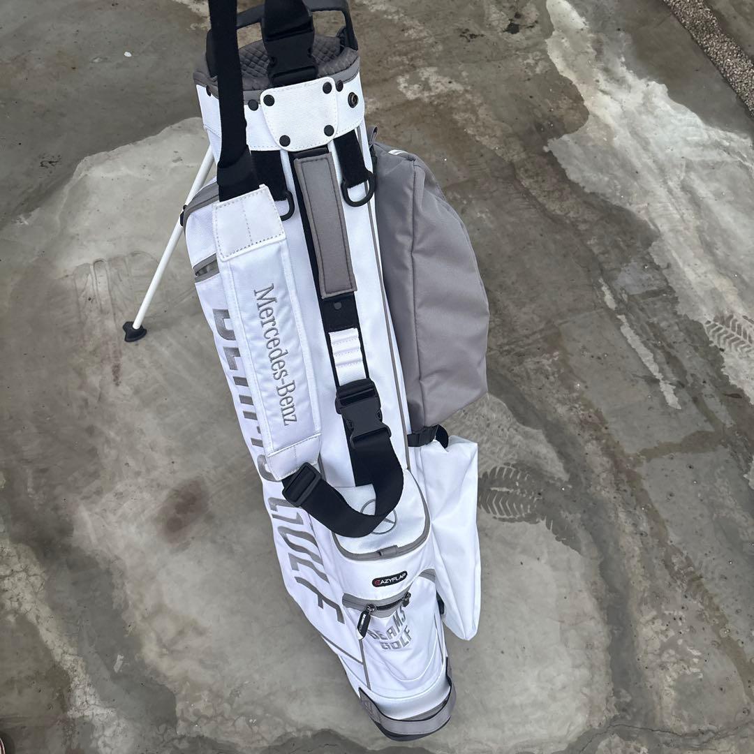 な*お様 BEAMS GOLF キャディバッグ ホワイト Mercedes-Be