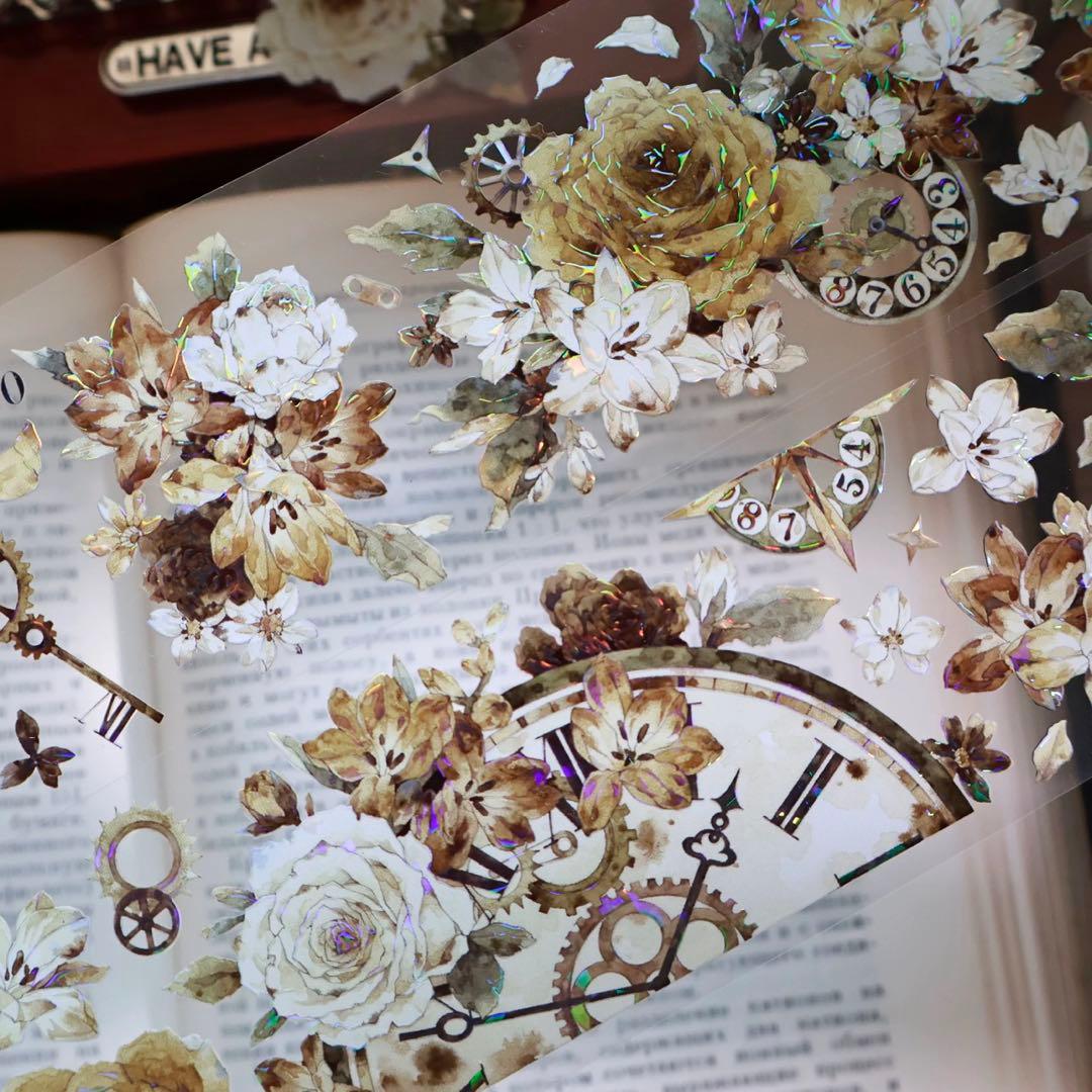 ⭐️SALE⭐️ 壹洱原创《琥珀流光》海外マスキングテープ　マステ 【2367】