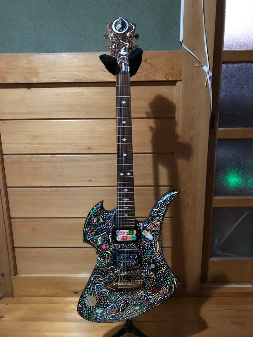 HIDEモデル FERNANDES MG-100X アメーバペイズリーペイント