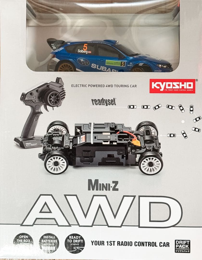 Minit-z AWD インプレッサWRX 付属品(ジャイロユニット、ホイール)