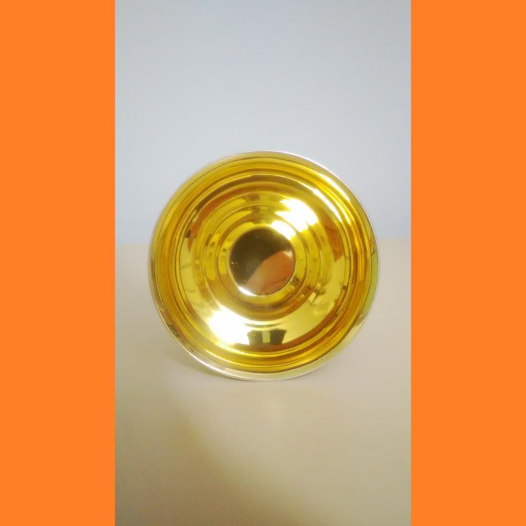 人間国宝 奥山峰石 純銀 ぐい呑 紅白梅 銀製 グラス silver 杯