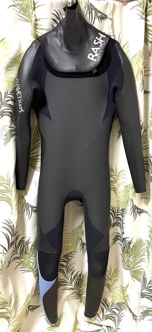 ✳️美品★RASH★5×3mmセミドライ★L〜XL位★高級裏起毛★信頼の国産品