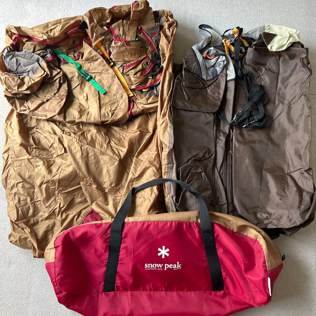 スノーピーク アメニティードームテント 4人用テント ランタンスタンド付き