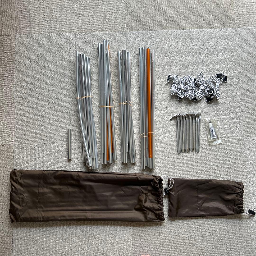 スノーピーク アメニティードームテント 4人用テント ランタンスタンド付き