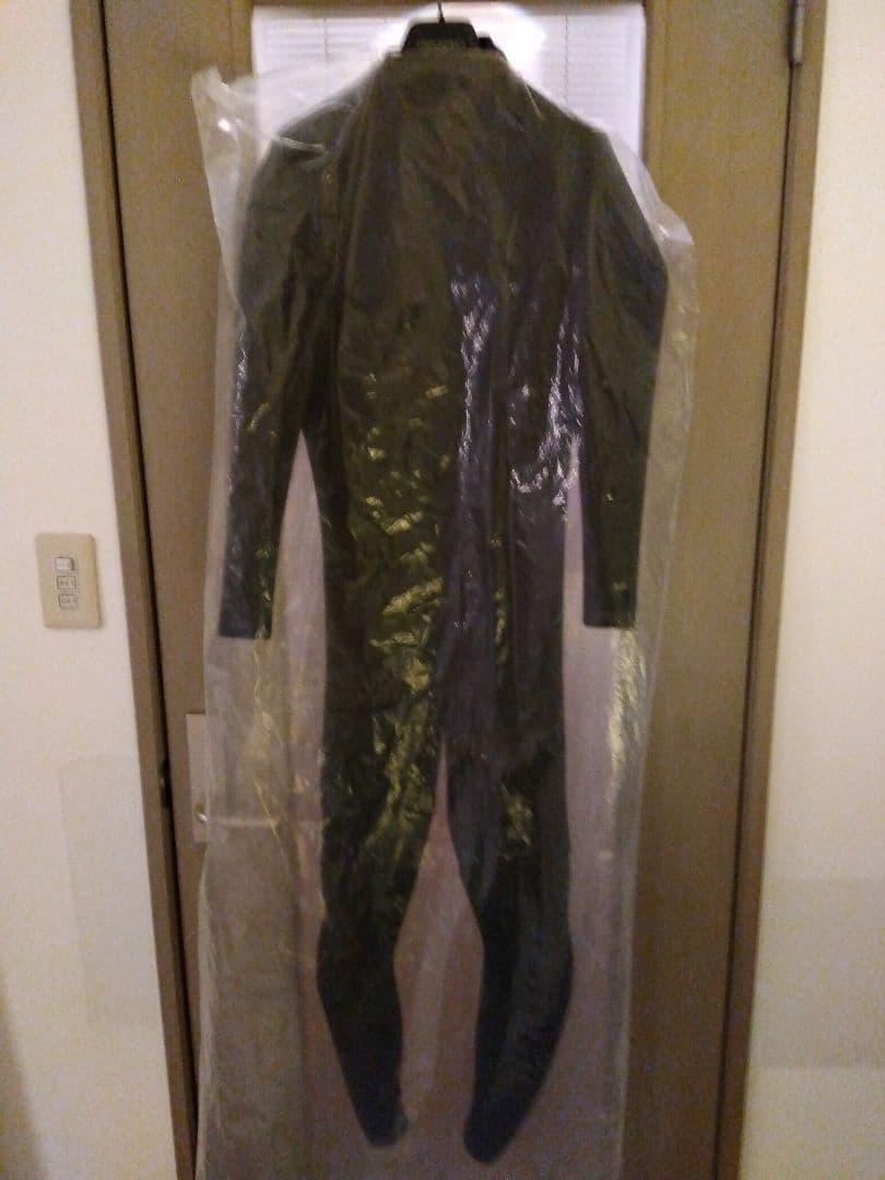 値下げ。クラシック　フルスーツ ブラック 背面ジッパー