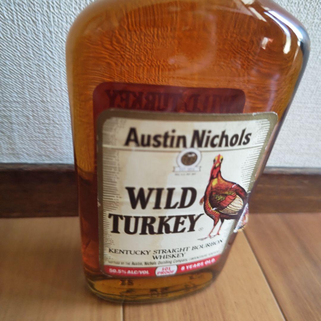 未開封 ワイルドターキー8年　375ml瓶
