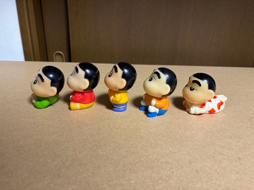 クレヨンしんちゃん 貯金箱 ソフビ セット 当時物 バラ売り不可
