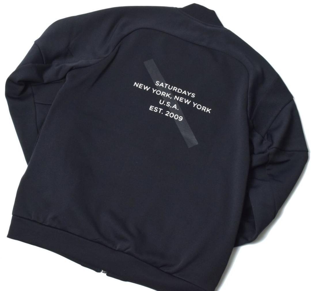 サタデーズ ニューヨークシティ ゴルフ スラッシュ スウェットジャケット S 紺