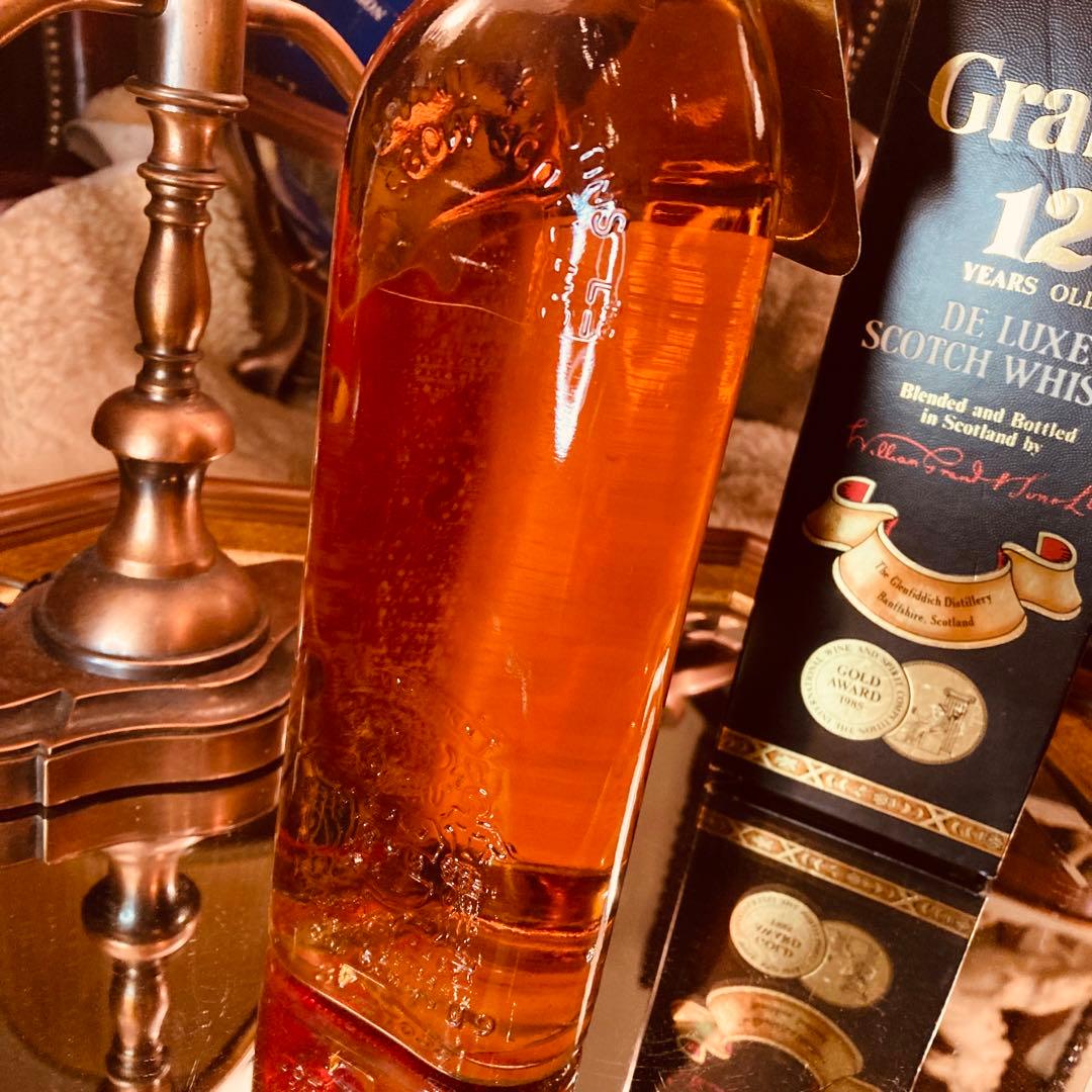 湯布院アンティーク未開封古酒 グランツ 12年スコッチウイスキー750ml43%