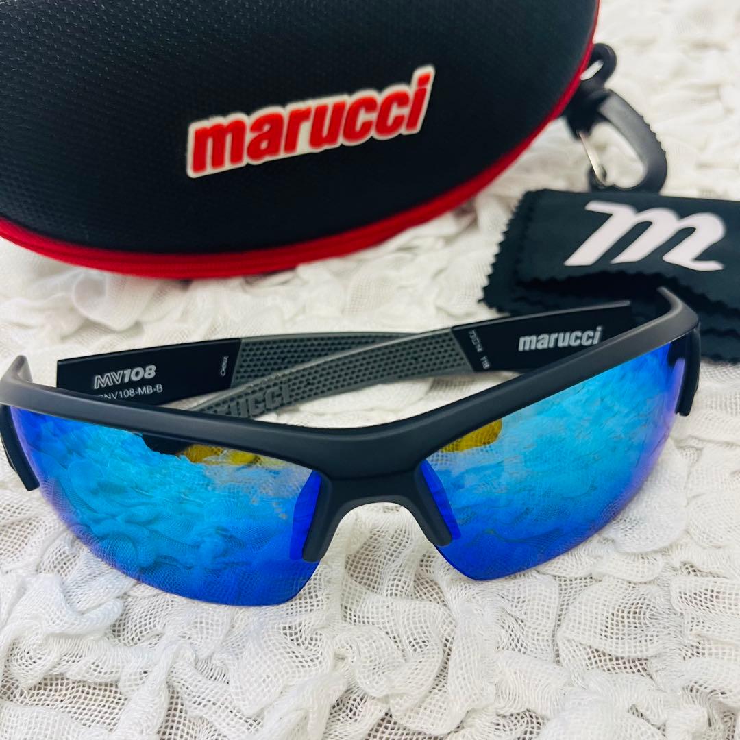 marucciマルチ サングラス MSNV108-MB-B 野球MLBスポーツ用