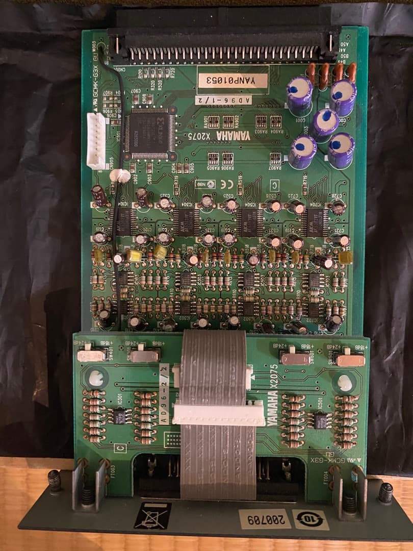 配信機器・PA機器・レコーディング機器 YAMAHA MY8-AD96, BELDEN 1908A