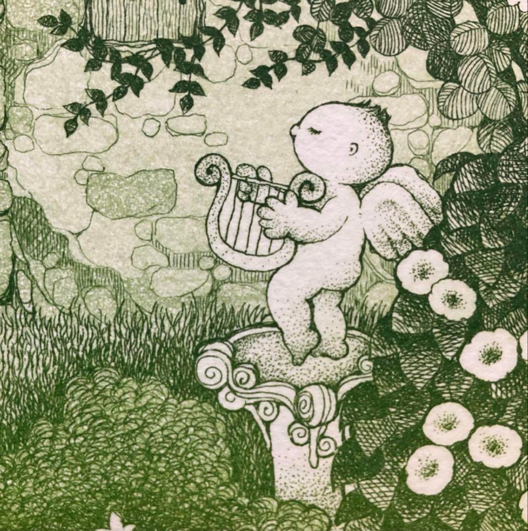 絵画・額縁・銅版画・上砂理佳・Prelude・エッチング・メルヘン・美術品・雑貨