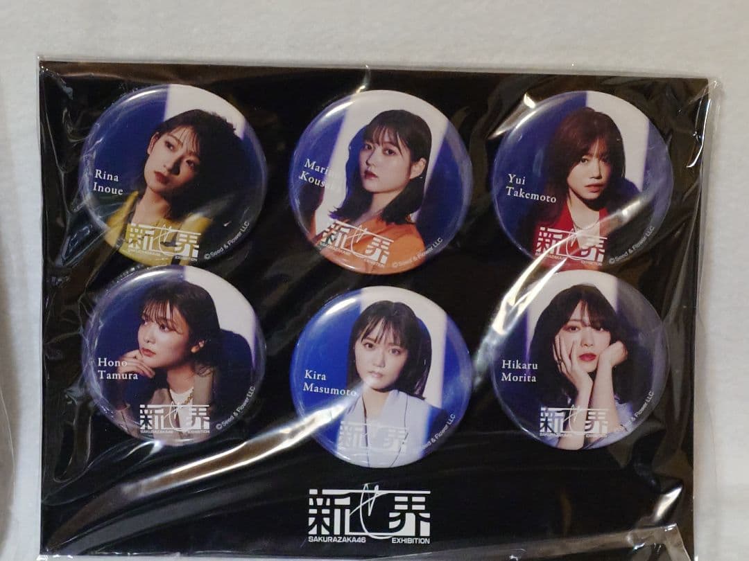 櫻坂46　新せ界　缶バッチコンプリートセット