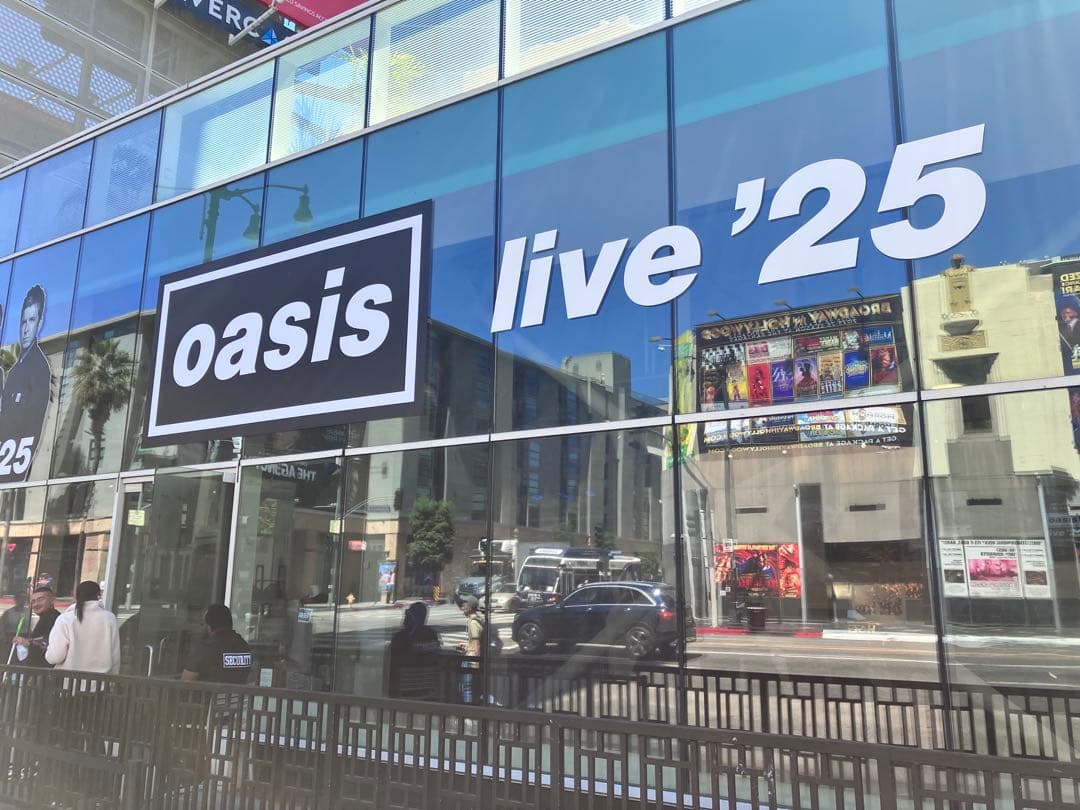 oasis ロサンゼルスライブTシャツ　Sサイズ
