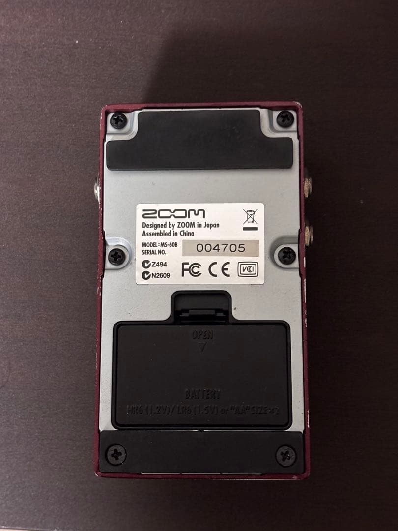 ベース ZOOM MS-60B MULTI STOMP