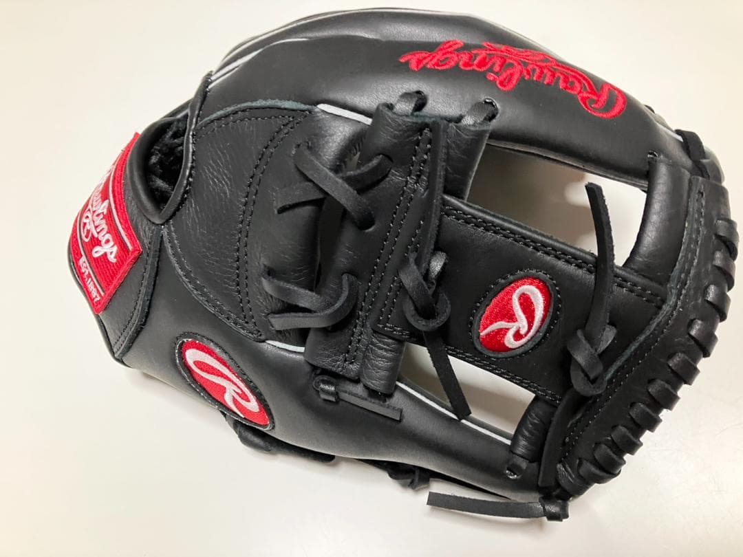 ローリングス 　黒　Rawlings　軟式野球用グラブ 成人学生用