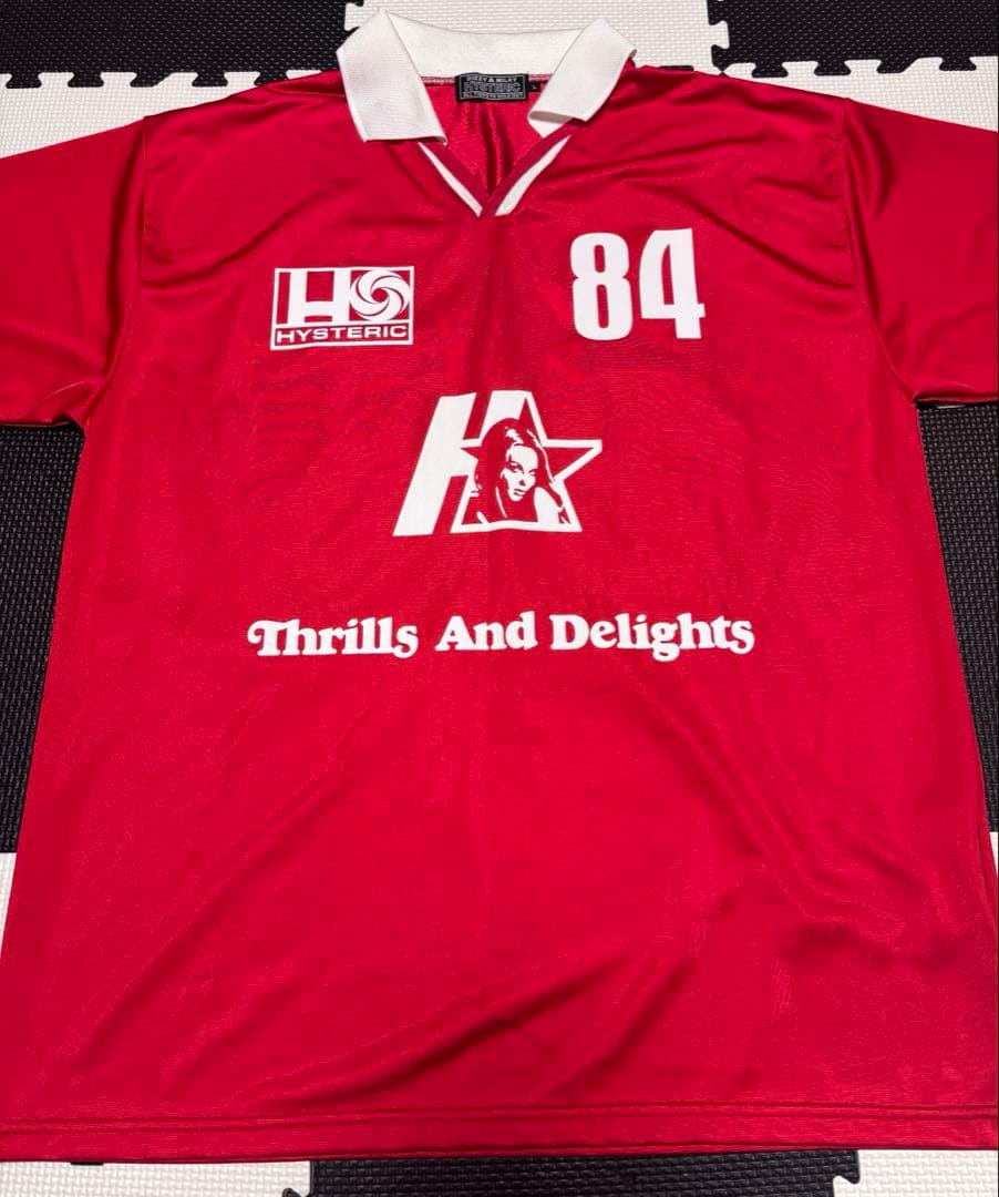 ヒステリックグラマー　ゲームシャツ 赤