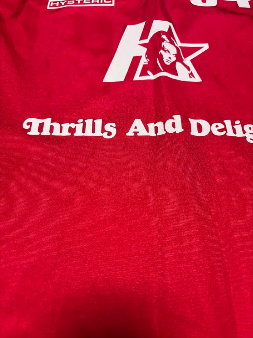 ヒステリックグラマー　ゲームシャツ 赤
