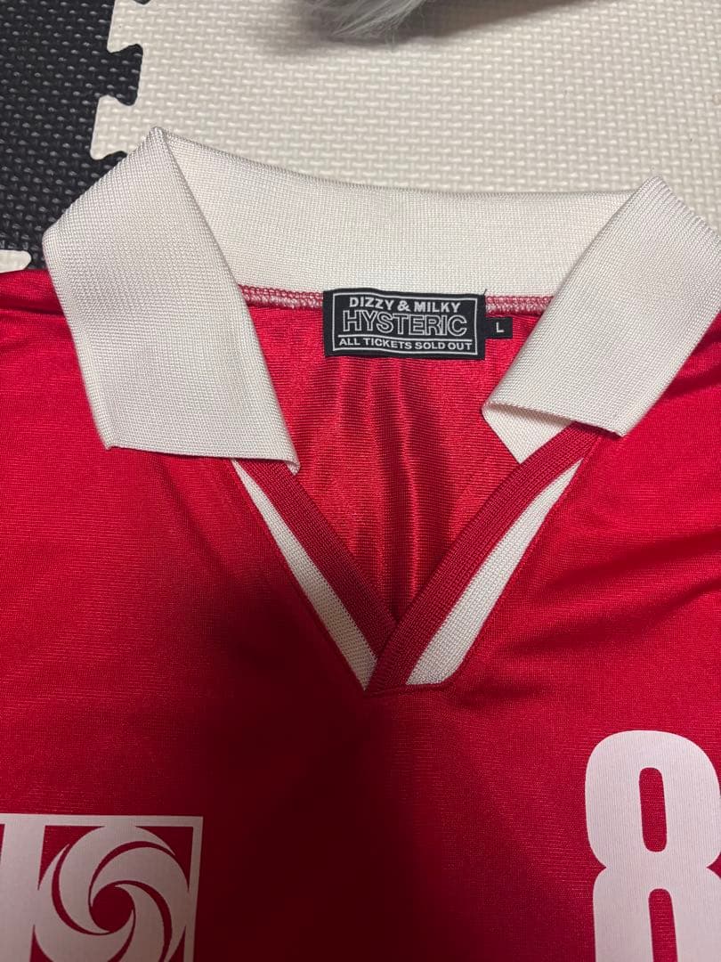 ヒステリックグラマー　ゲームシャツ 赤