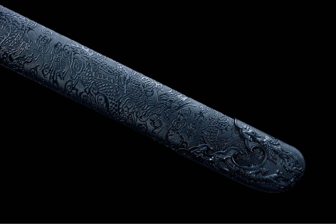 龍鳳墨龍 美術刀 模擬刀 日本刀 模造刀 鑑賞用 武具